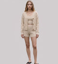 Long sleeve sweater cardigan