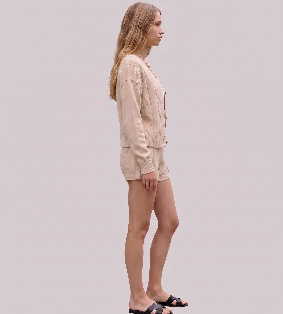 Long sleeve sweater cardigan