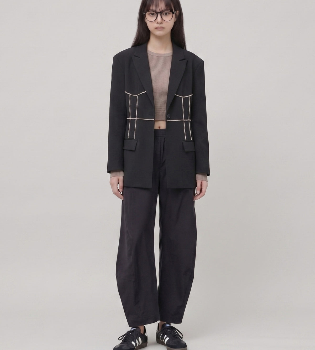 Crystal detail black jacket