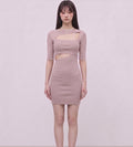 Cut-out mini dress