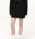 Button detail Sweater Skirt