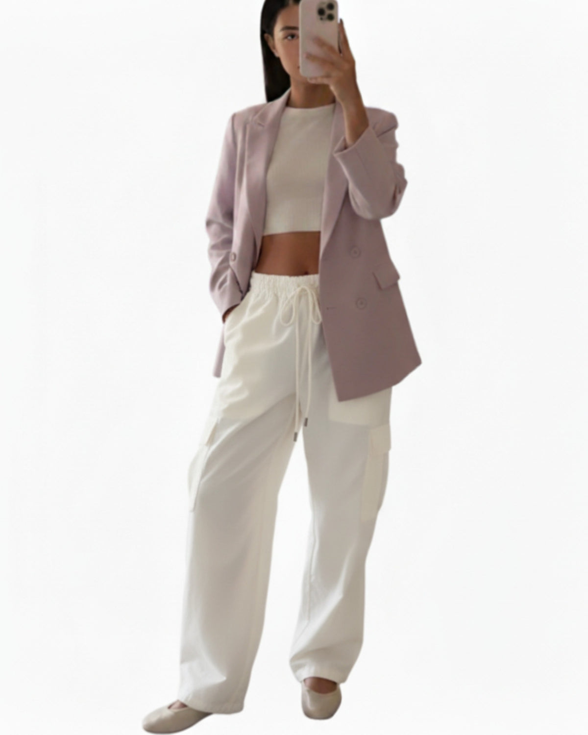 Mauve long sleeve balzer