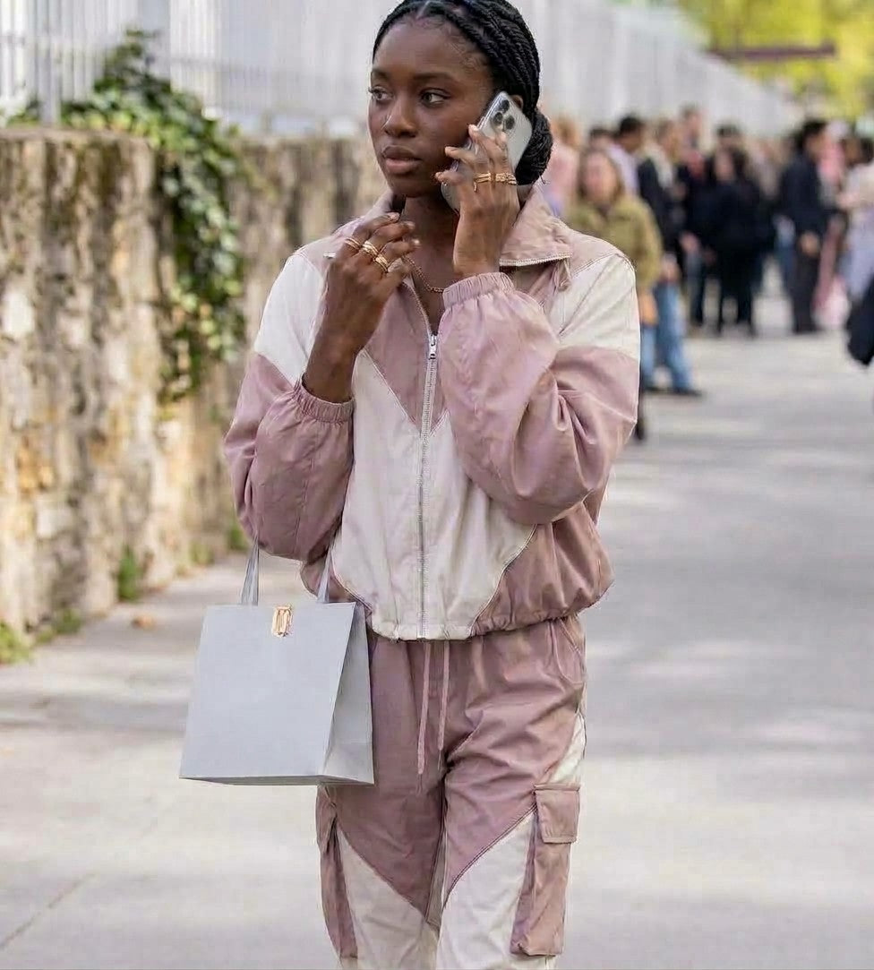 Color block sporty jacket