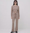 Rib sweater knit  pant