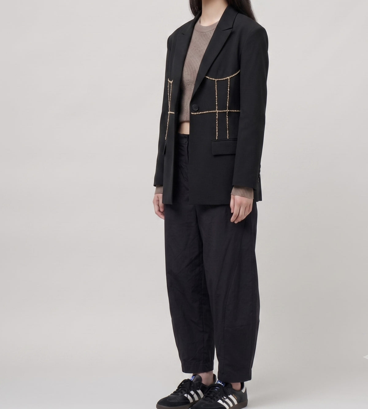 Crystal detail black jacket