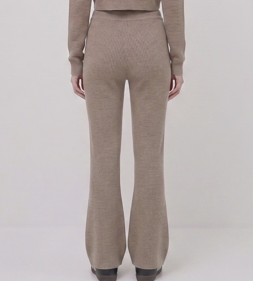 Rib sweater knit  pant
