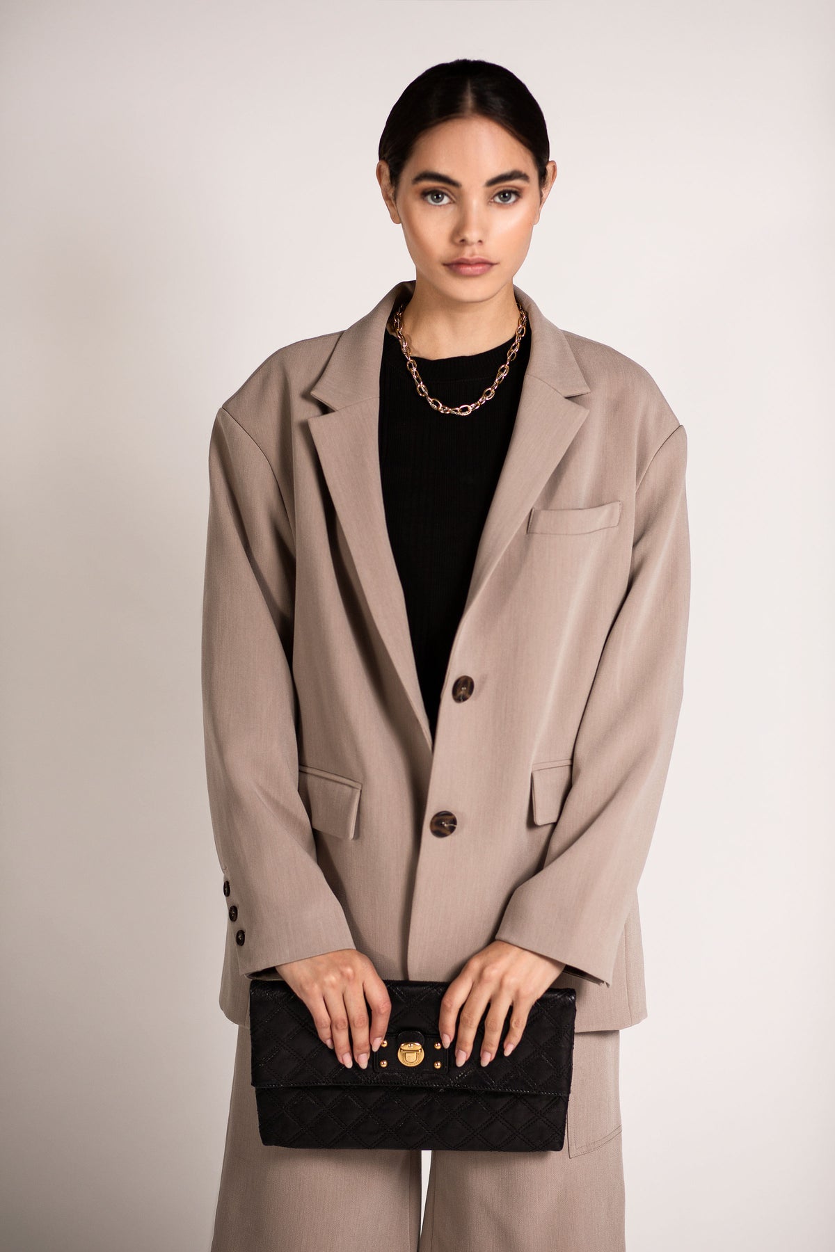 Oversized boyfriend fit jacket